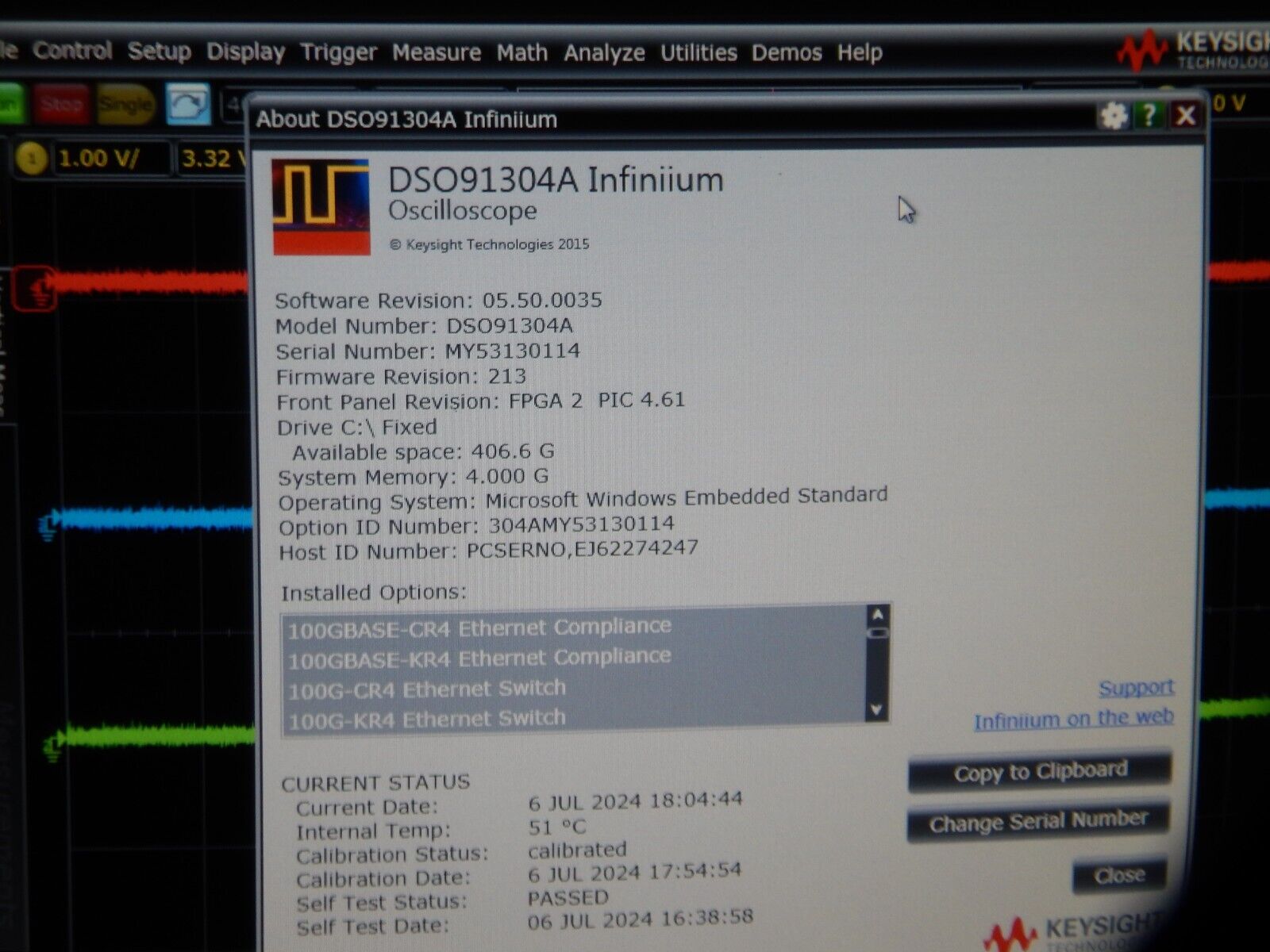 Keysight DSA91304A 13Ghz 40Gs/s oscilloscope, *139 Options*, Immaculate. Keysight DSA91304A 13Ghz 40Gs/s oscilloscope, *139 Options*, Immaculate.